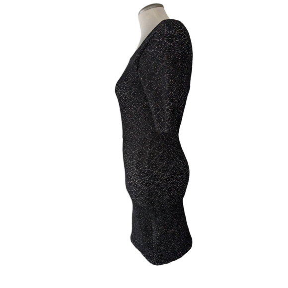 Free People Lady Pucker Scoop Black Bodycon Dress size small - Picture 9 of 15